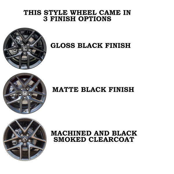 New 18" 2022-2024 Honda Civic Machined and Black Replacement Alloy Wheel - 10393 - Factory Wheel Replacement
