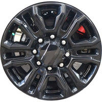 20" 2021-2023 GMC Sierra 2500 Replacement Black Alloy Wheel