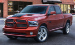 Orange Dodge Ram R/T with 22" Polished Factory Alloy Wheels