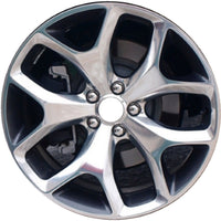 New 20" 2015-2017 Dodge Charger Polished and Charcoal Replacement Alloy Wheel - 2523 - Factory Wheel Replacement