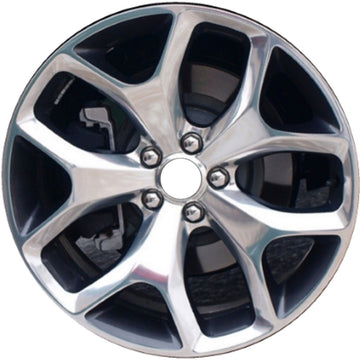 New 20" 2015-2017 Dodge Charger Polished and Charcoal Replacement Alloy Wheel - 2523