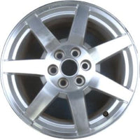 17" 2006-2009 Cadillac SRX Machined and Silver Reconditioned OEM Alloy Wheel - 4606 - Factory Wheel Replacement