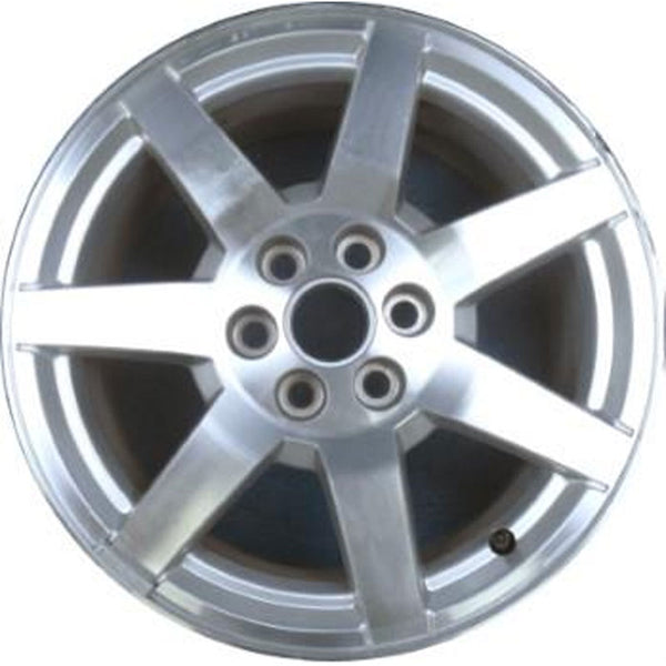 17" 2006-2009 Cadillac SRX Machined and Silver Reconditioned OEM Alloy Wheel - 4606 - Factory Wheel Replacement