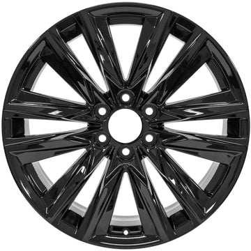 New 22" 2021-2024 Cadillac Escalade Black Replacement Alloy Wheel - 4869