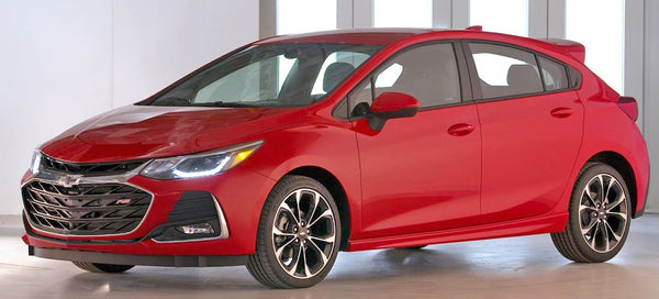 New 18" 2019 Chevrolet Cruze Machine Black Replacement Alloy Wheel - 5884 - Factory Wheel Replacement