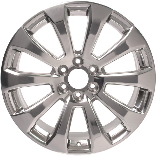 New 22" 2019-2022 Chevrolet Silverado 1500 Polished Replacement Alloy Wheel - 5922