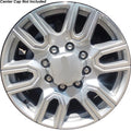 Brand New OEM 20" 2020-2024 GMC Sierra 3500 SRW Silver Machined Alloy Wheel - 5950