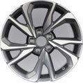 New 18" 2017-2021 Honda Civic Machined and Grey Replacement Alloy Wheel