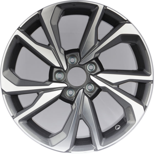 New 18" 2017-2021 Honda Civic Machined and Grey Replacement Alloy Wheel