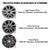 New 19" 2021-2024 Mazda CX-5 Replacement Black Alloy Wheel - 64249