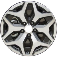 New 17" 2019-2023 Subaru Forester Machined and Charcoal Replacement Alloy Wheel - 68866 - Factory Wheel Replacement