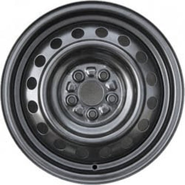 New 15" 2003-2008 Toyota Corolla Black Replacement Steel Wheel - 69423