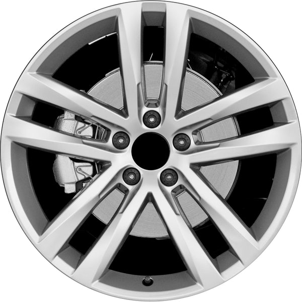 New 19" 2016-2019 Volkswagen Passat Silver Replacement Alloy Wheel - 70002 - Factory Wheel Replacement