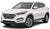 New 17" 2016-2018 Hyundai Tucson Silver Replacement Alloy Wheel - 70889 - Factory Wheel Replacement