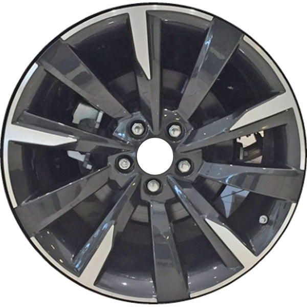 Brand New OEM 19" 2018-2019 Infiniti Q60 Machined and Charcoal Alloy Wheel - 73799 - Factory Wheel Replacement