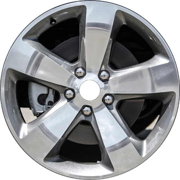 New 20" 2014-2016 Jeep Grand Cherokee Polished and Charcoal Replacement Alloy Wheel - Factory Wheel Replacement