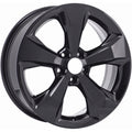 Set of 4 New 18" 2015-2023 Jeep Cherokee Gloss Black Replacement Alloy Wheels