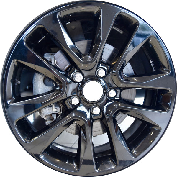 New 20" 2017-2022 Jeep Grand Cherokee Gloss Black Replacement Alloy Wheel - 9167 - Factory Wheel Replacement