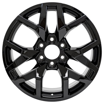 New 20" 2022-2023 Chevrolet Suburban Gloss Black Replacement Alloy Wheel - 14076