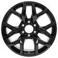 New 20" 2022-2023 Chevrolet Tahoe Gloss Black Replacement Alloy Wheel - 14076