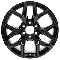 New 20" 2022-2023 Chevrolet Tahoe Gloss Black Replacement Alloy Wheel - 95480 - Factory Wheel Replacement