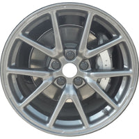 New Reproduction Blank Center Cap for 18" Alloy Wheel from 2017-2023 Tesla Model 3 - Factory Wheel Replacement