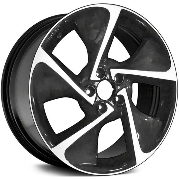 Brand New OEM 19" 2019 Infiniti QX30 Machined and Black Alloy Wheel - KE4095D400 - Factory Wheel Replacement