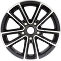 New 17" 2014-2019 Dodge Grand Caravan Polished Black Replacement Alloy Wheel - 2399
