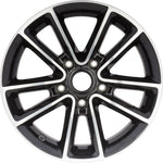 New 17" 2014-2019 Dodge Grand Caravan Polished Black Replacement Alloy Wheel