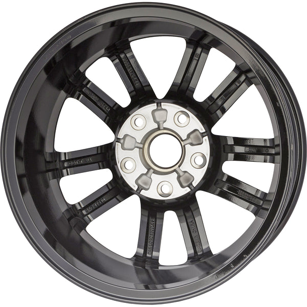 New 17" 2014-2019 Dodge Grand Caravan Polished Black Replacement Alloy Wheel