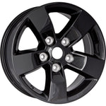 Set of 4 New 17x7" 2009-2018 Dodge Ram 1500 Gloss Black Alloy Wheels