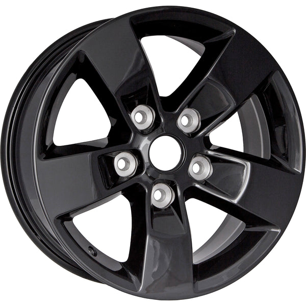 Set of 4 New 17x7" 2009-2018 Dodge Ram 1500 Gloss Black Alloy Wheels