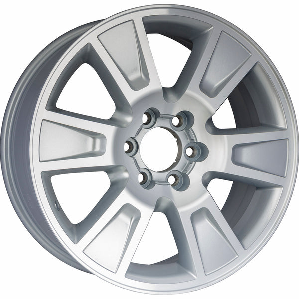 New 20" 2009-2014 Ford F-150 Machined and Silver Replacement Alloy Wheel - 3787 