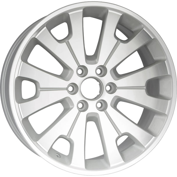 New 22" 2014-2018 Chevrolet Silverado 1500 Machined and Silver Replacement Alloy Wheel