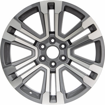 New 22" 2017-2020 GMC Yukon Machine Grey Replacement Alloy Wheel - 5822