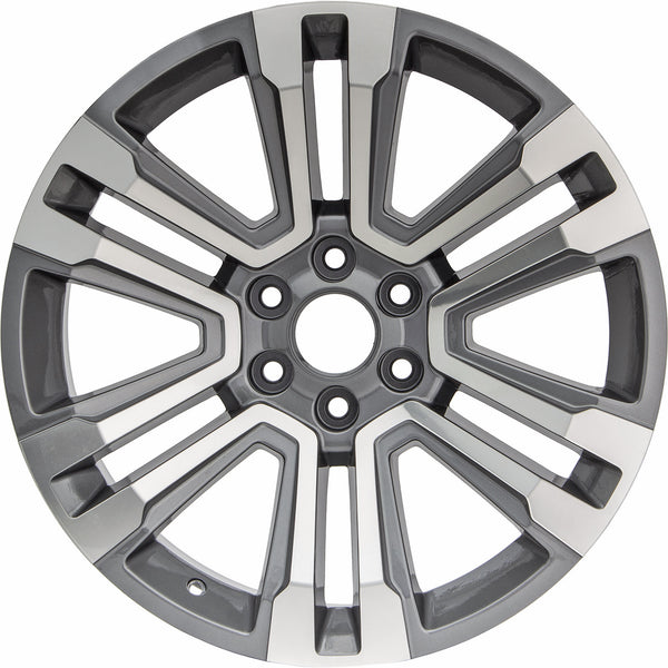 New 22" 2017-2020 GMC Yukon Machine Grey Replacement Alloy Wheel
