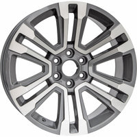 New 22" 2017-2020 GMC Yukon Machine Grey Replacement Alloy Wheel