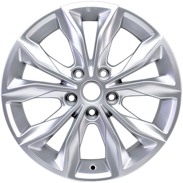 New 17" 2019-2024 Chevrolet Malibu Silver Replacement Alloy Wheel - 5894