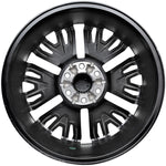 New 22" 2019-2023 Chevrolet Silverado 1500 Black Machined Replacement Alloy Wheel - 5906 - Factory Wheel Replacement