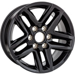 New 18" 2019-2022 Chevrolet Silverado 1500 Black Replacement Alloy Wheel - 5911 - Factory Wheel Replacement