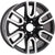 New 20" 2020-2024 GMC Sierra 1500 Machined and Black Replacement Alloy Wheel 
