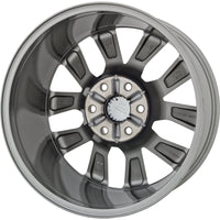 Set of 4 New 20" 2019-2021 Chevrolet Silverado 1500 Machined and Light Grey Replacement Alloy Wheels - Factory Wheel Replacement