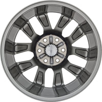 Set of 4 New 20" 2019-2021 Chevrolet Silverado 1500 Machined and Light Grey Replacement Alloy Wheels - Factory Wheel Replacement