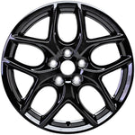 New 17" 2015-2018 Ford Focus Gloss Black Replacement Alloy Wheel