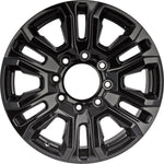 New 20" 2021-2023 GMC Sierra 2500 Replacement Black Alloy Wheel