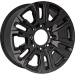 New 20" 2021-2023 GMC Sierra 2500 Replacement Black Alloy Wheel