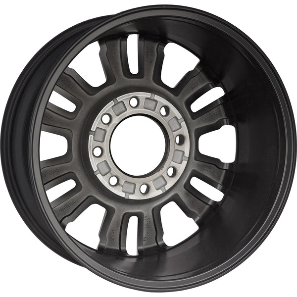 New 20" 2021-2023 GMC Sierra 3500 SRW Replacement Black Alloy Wheel 