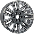 New 22" 2023-2025 GMC Sierra 1500 Machined, Grey and Chrome Replacement Alloy Wheel - 14133