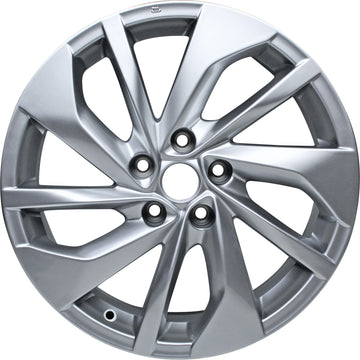 New 18" 2014-2016 Nissan Rogue Silver Replacement Alloy Wheel - 62619