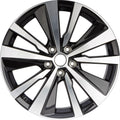 New 19" 2019-2022 Nissan Altima Black Machined Replacement Alloy Wheel - 62785